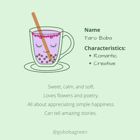 Meet the boba family: Taro Boba