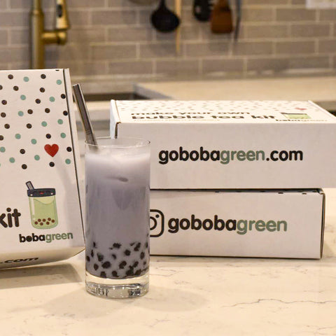 DIY Bubble Tea Kit - Taro & Milk Tea Flavor